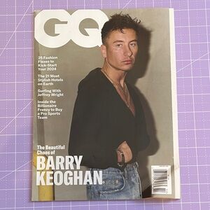 GQ Magazine February 2024 Barry Keoghan Cover Issue Saltburn Irish Actor
